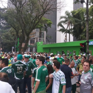 Movimentação nos arredores do Allianz Parque antes de Palmeiras x Santos - Diego Salgado/UOL