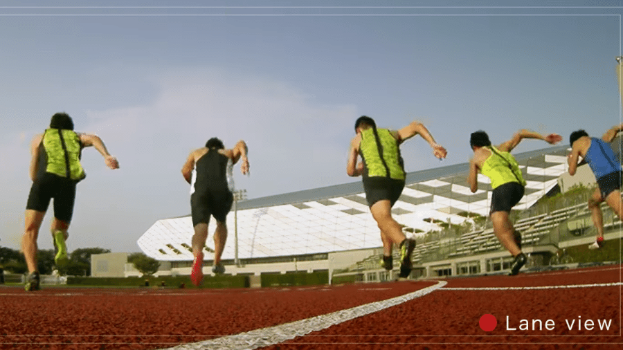 Imagem do comercial da IAAF, promovendo as novas Block Cams - Reprodução/Facebook