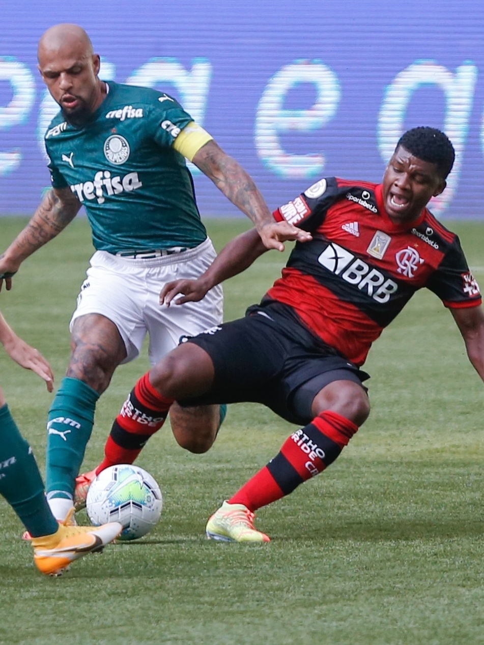 Flamengo fica no empate com o Goiás e vê Palmeiras abrir nove