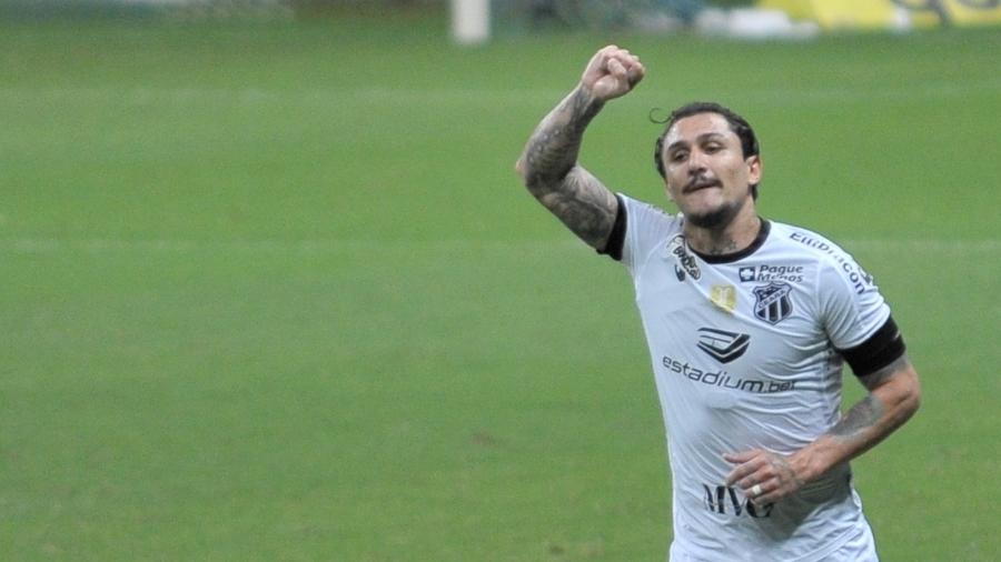 Vina comemora gol marcado pelo Ceará contra o Bahia em jogo do Brasileirão 2020 - Jhony Pinho/AGIF