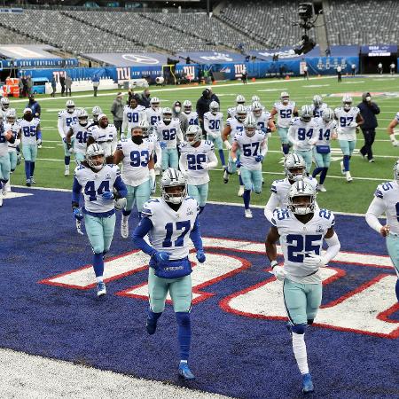 Dallas Cowboys durante jogo da NFL