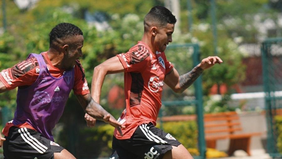 Após dois dias de folga, elenco do São Paulo voltou ao CT da Barra Funda na manhã de hoje (28) - Erico Leonan / saopaulofc