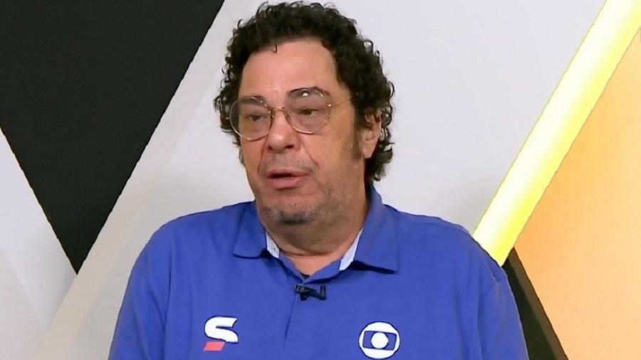 Walter Casagrande Jr, o Casão, durante transmissão de Santos x América-MG - Reprodução/Premiere