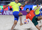 Brasil vence Portugal com golaços e vai à final da Copa de futebol de areia