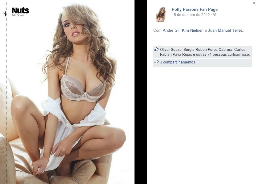 Polly Parsons, namorada de Thomas Vermaelen - Reprodução/Facebook