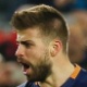 Pique, zagueiro do Barcelona, comemora gol marcado contra o Real Madrid no clássico espanhol - Reuters / Albert Gea