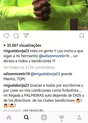 Borja - Reprodução / Instagram - Reprodução / Instagram