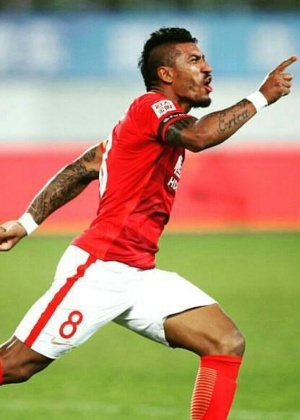 Paulinho no Guangzhou - Reprodução - Reprodução