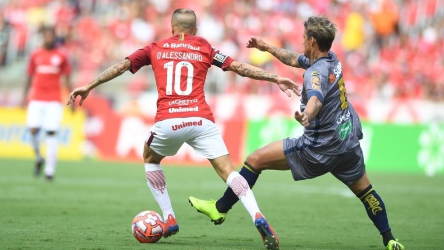 D"Alessandro pode voltar a ser titular do Internacional na partida contra o River, quarta - Ricardo Duarte/SC Internacional