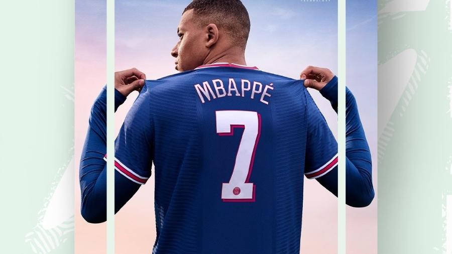 Mbappé será capa do Fifa 22 - Divulgação 