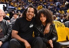 Blue Ivy vai à final da NBA com Jay-Z e fãs destacam semelhança com Beyoncé