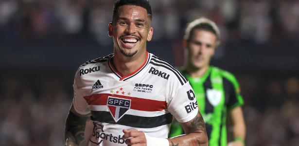 Luciano marcou para o São Paulo contra o América-MG