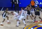 Jogo do Real Madrid no basquete acaba em pancadaria; assista