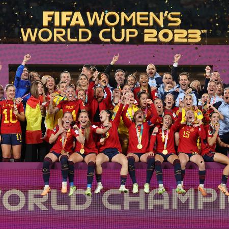 Espanha comemora conquista da Copa do Mundo feminina