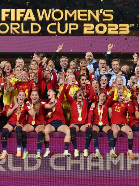 Espanha comemora conquista da Copa do Mundo feminina