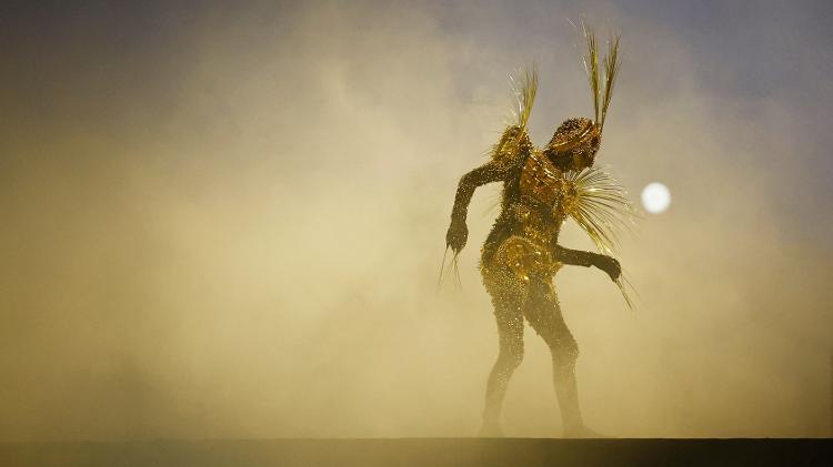 Golden Voyager na cerimônia de encerramento dos Jogos Olímpicos de Paris 2024