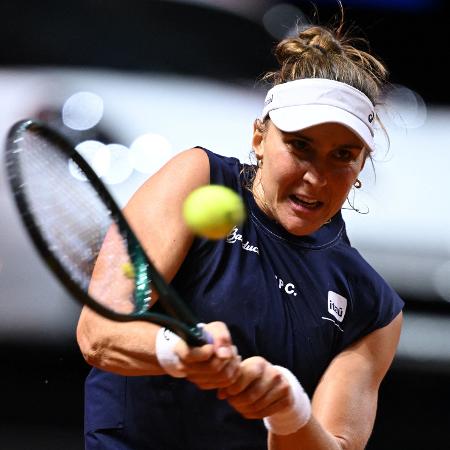 Bia Haddad Maia durante derrota para Emma Navarro no WTA 500 de Stuttgart - Angelika Warmuth/REUTERS
