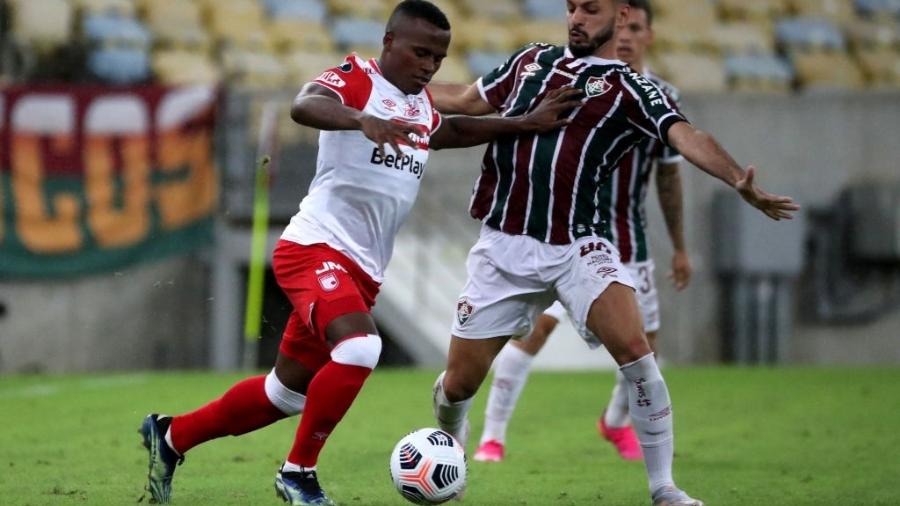 Jhon Arias se destacou contra o Fluminense na Libertadores e será reforço do Tricolor - Pool/Getty Images