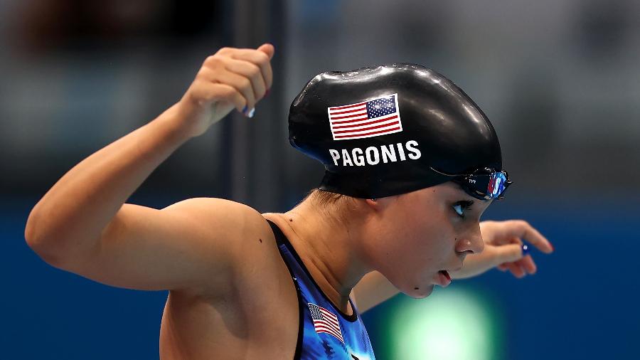 A norte-americana Anastasia Pagonis recorde mundial feminino no 400m S11 (para cegos) - Dean Mouhtaropoulos/Getty Images