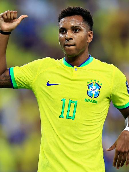 Rodrygo é um dos nomes da seleção brasileira, que vive péssima fase no pós-Copa
