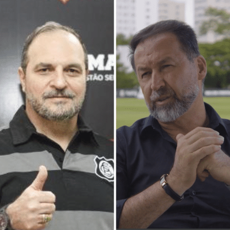 Romeu Tuma, presidente do Conselho Deliberativo (à esquerda), e Augusto Melo, presidente do Corinthians (à direita) - Montagem UOL Esporte