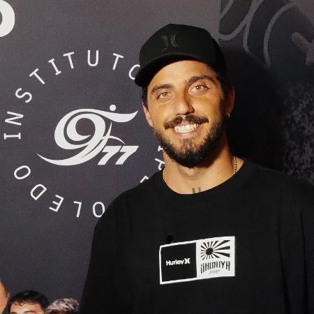 Filipe Toledo, surfista, durante evento de lançamento do seu instituto Filipe Toledo, surfista, durante evento de lançamento do seu instituto