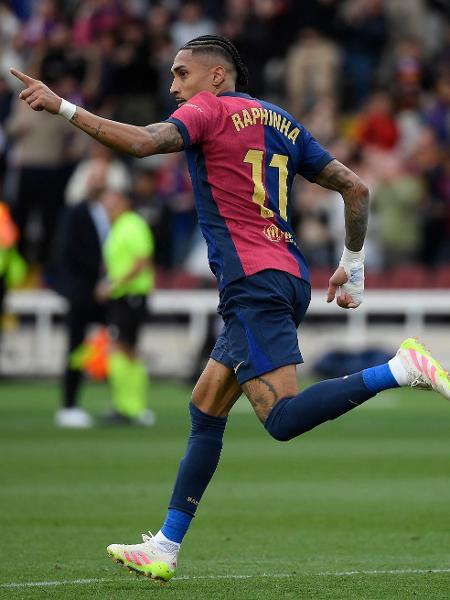 Raphinha tem sido o grande nome do Barcelona que lidera o Campeonato Espanhol