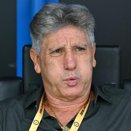 Renato Gaúcho, técnico do Fluminense, durante jogo contra a Inter de Milão no Mundial