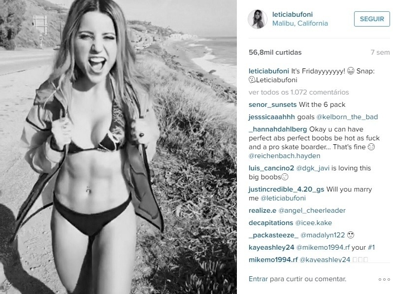 Reprodução Instagram @LeticiaBufoni - Reprodução Instagram @LeticiaBufoni
