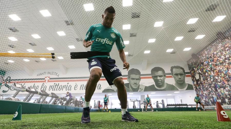 Borja treina na Academia de Futebol e tem contrato até 2021 com o Palmeiras - Cesar Greco/Ag. Palmeiras