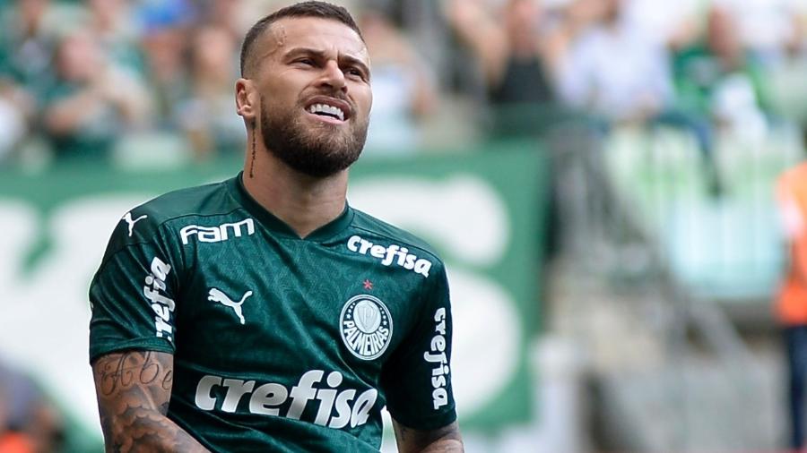 Lucas Lima no duelo entre Palmeiras x Ferroviária - Bruno Ulivieri/Agif