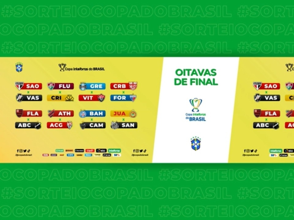 Copa do Brasil: confira datas, horários e quais times vão jogar na oitavas  de final