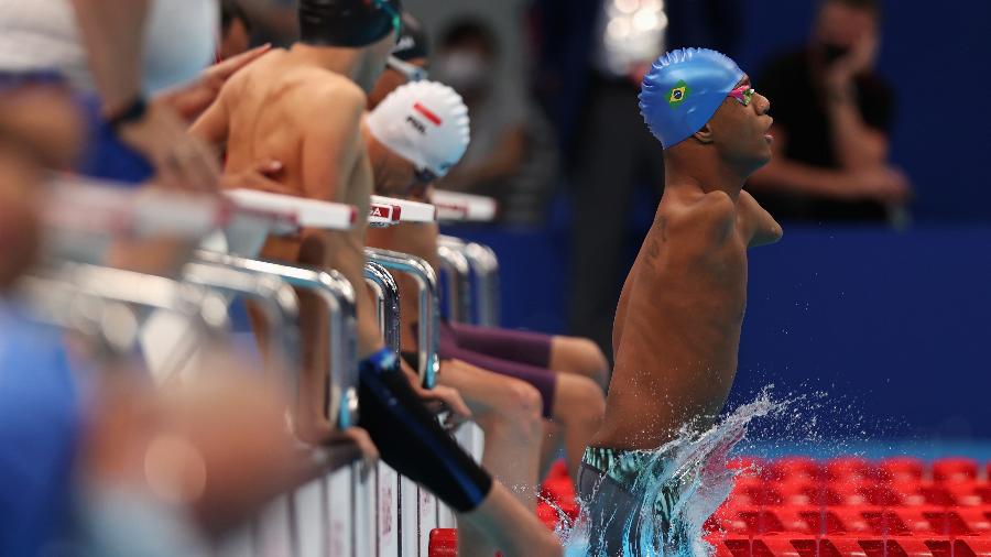 Gabriel Araújo, nadador das Paralimpíadas de Tóquio - Naomi Baker/Getty Images