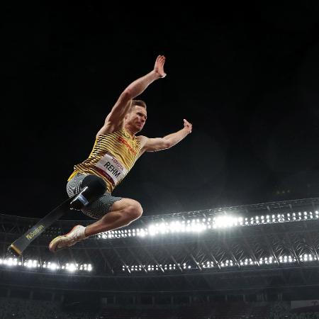 Markus Rehm, da Alemanha, mais um ouro no salto em distância paralímpico 