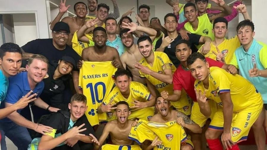 Players RS, time de futebol gaúcho com parceria na Europa  - Divulgação/PRS