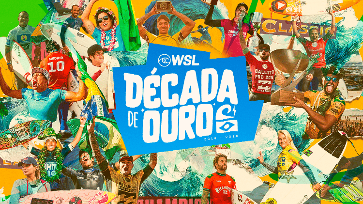 WSL vai lançar série 'Década de Ouro' para contar história do domínio brasileiro no surfe desde 2014