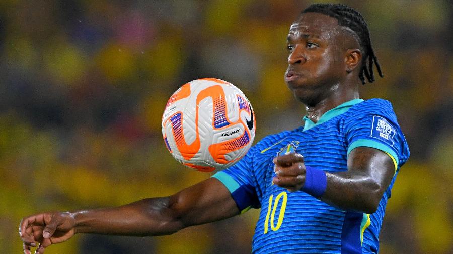 Vini Jr. deve ser um dos titulares do Brasil - RODRIGO BUENDIA/AFP