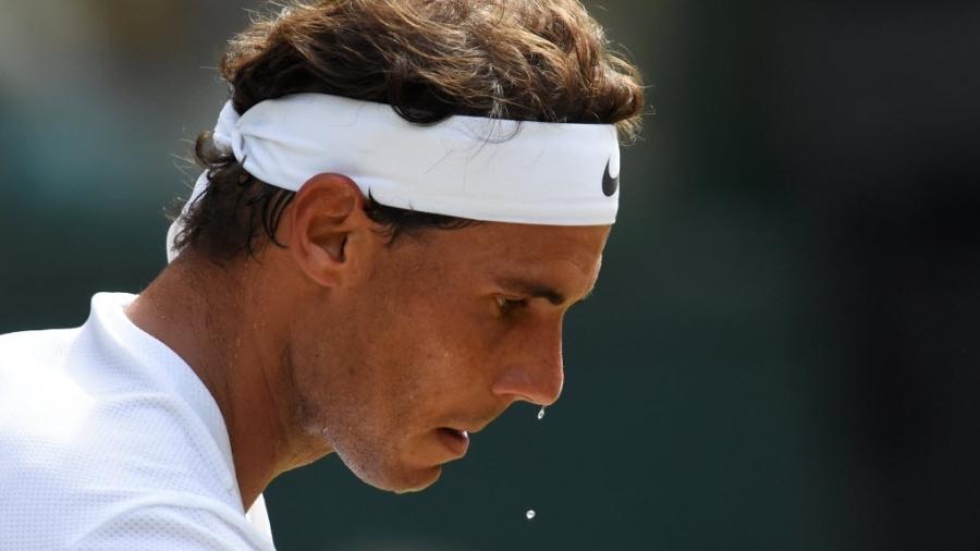 Rafael Nadal durante partida contra Karen Khachanov  - Reuters