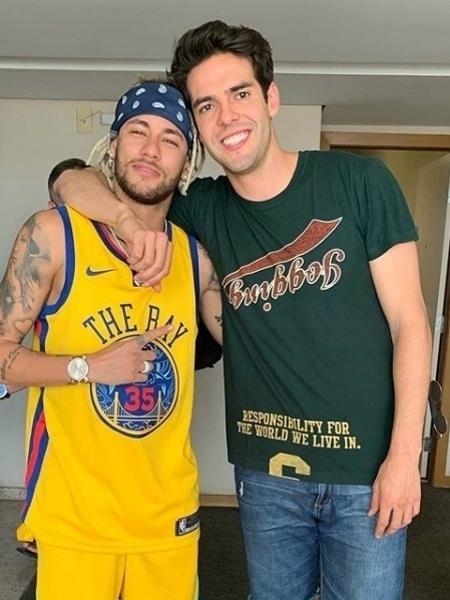 Neymar e Kaká em foto de 2018 - reprodução/Instagram