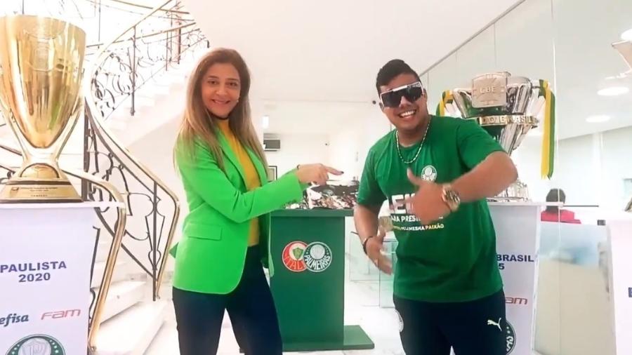 Leila Pereira lança música em campanha para presidência do Palmeiras - Reprodução/Twitter