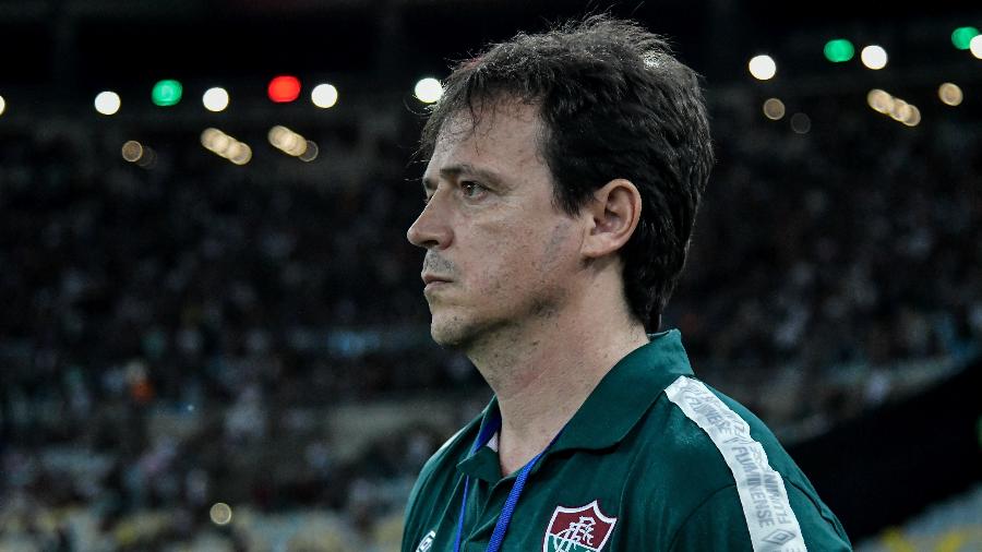 Fernando Diniz, técnico do Fluminense, contra o Junior Barranquilla pela Copa Sul-Americana - Thiago Ribeiro/AGIF