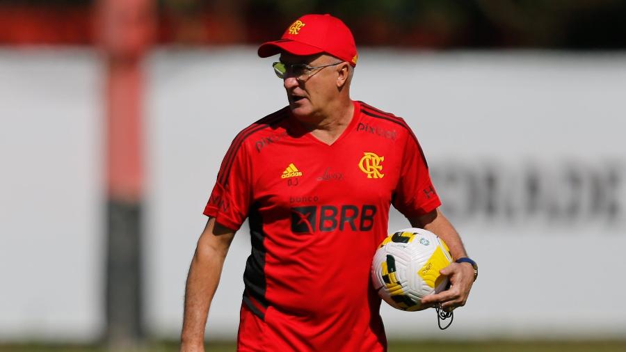 Dorival Júnior em treinamento do Flamengo - Flickr/Flamengo