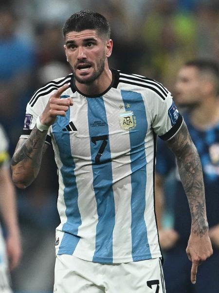 Rodrigo De Paul, meio-campista da Argentina, publica carta nas redes sociais antes de final da Copa do Mundo - Dylan Martinez/Reuters