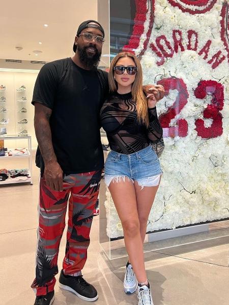 Marcus Jordan e Larsa Pippen. - Reprodução/Instagram