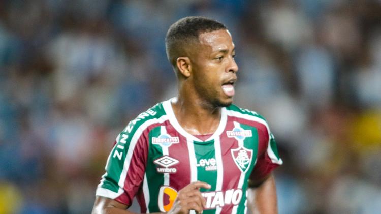 Keno celebra gol do Fluminense sobre o Paysandu em jogo da Copa do Brasil - Fernando Torres/AGIF - Fernando Torres/AGIF