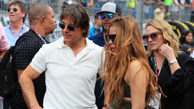 Tom Cruise e Shakira prestigiaram o GP de Miami de Fórmula 1