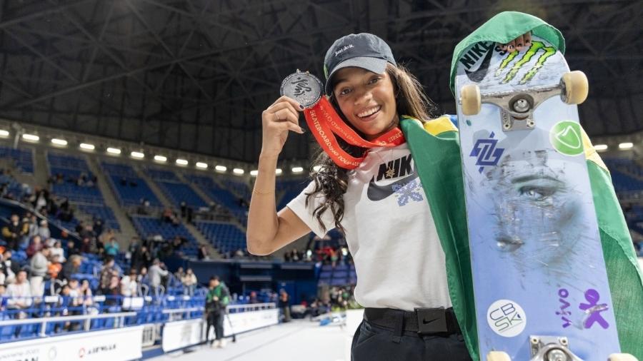 Rayssa fecha 2023 com a prata no Mundial de Skate Street