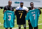 Copa América nos EUA aproxima jogadores da seleção do universo de NFL e NBA - Divulgação/Miami Dolphins