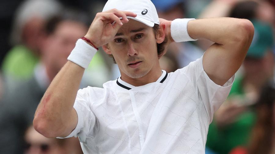 Alex de Minaur nas oitavas de final de Wimbledon em 2024