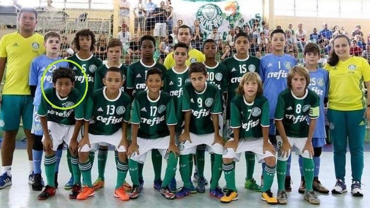 Luighi chegou muito jovem ao Palmeiras e jogou na base com Endrick, Luis Guilherme, Fellipe Jack e Figueiredo